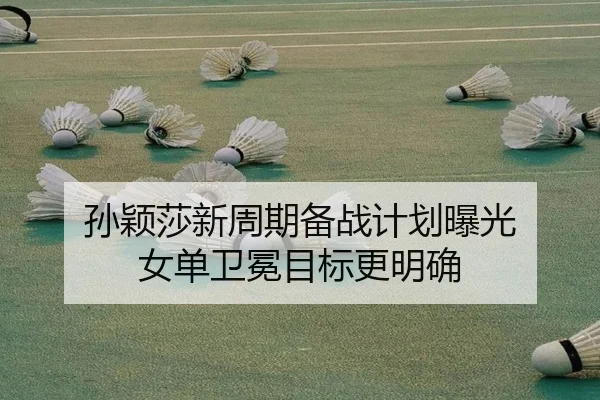 孙颖莎新周期备战计划曝光 女单卫冕目标更明确